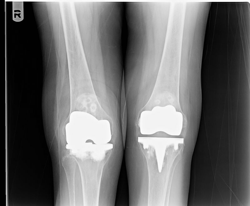 Zimmer MG II Total Knee Prosthesis (Implant 4247)